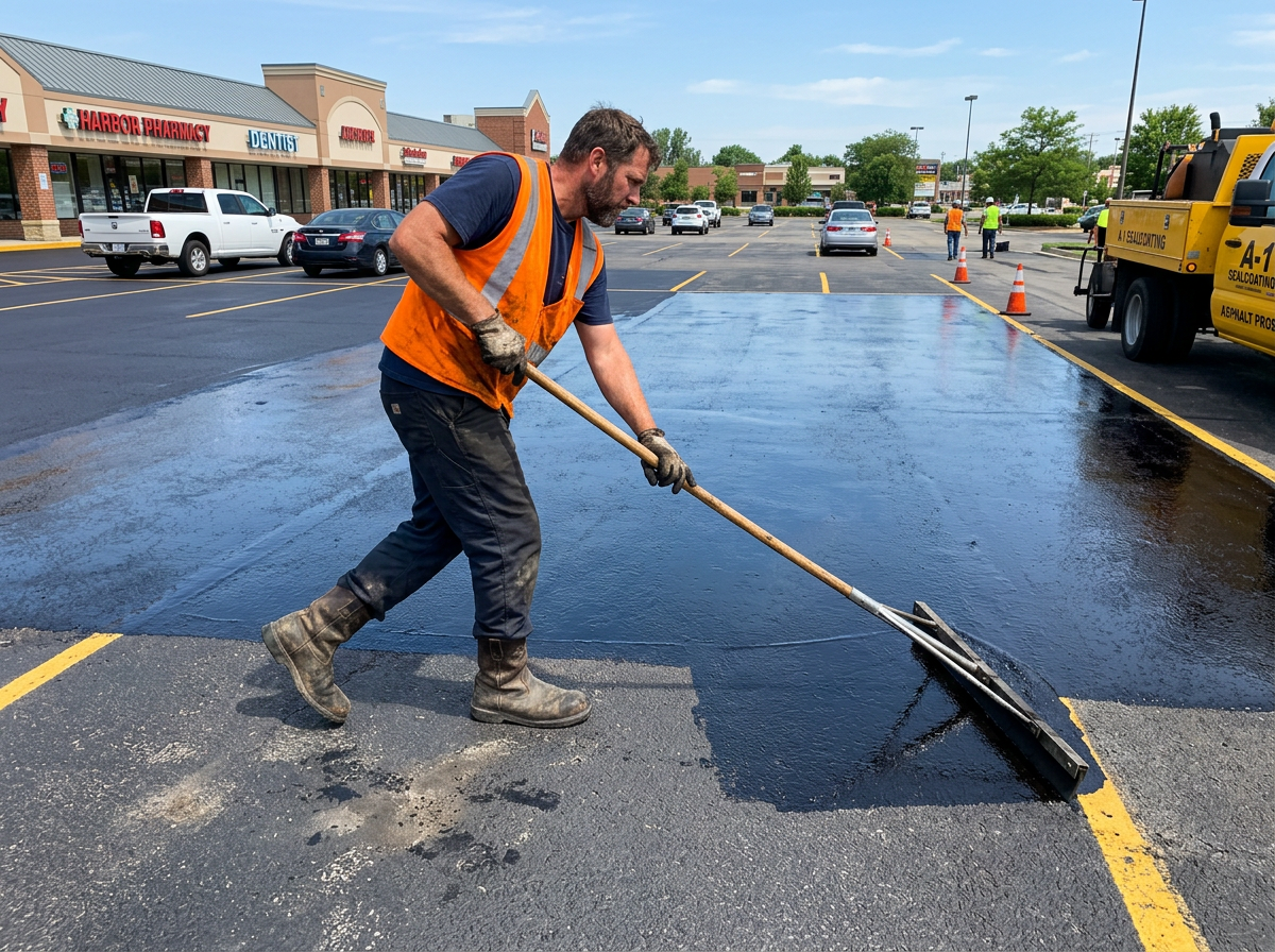 Parking Lot Cleaning example 4